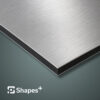 Panel de Aluminio Compuesto Chrome Brushed 4 mm 1.22 x 2.44 m