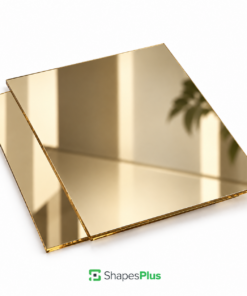 Acrílico Espejo Dorado 3 mm  48" x 96  | ShapesPlus